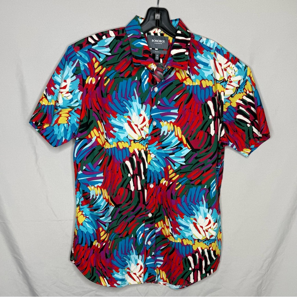 Bonobos Multicolor Abstract Print Shirt